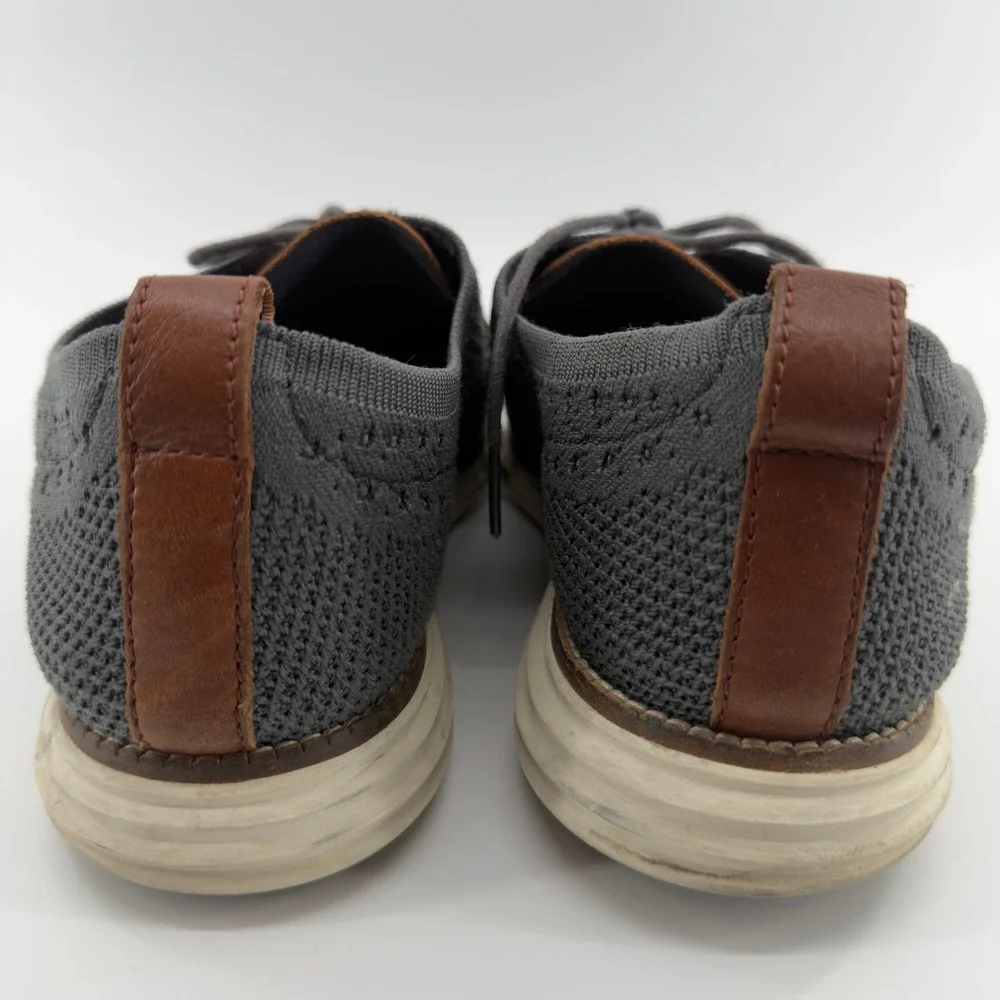 Cole Haan Mens Original Grand Stitchlite Wingtip Oxford Gray Size‎ 10.5 M